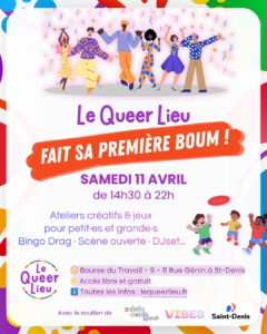 Le Queer Lieu organise sa première boum le samedi 11 avril !